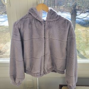 Gray/Purple Jacket - Charlotte Russe